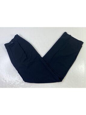 Charter Club Women's Black Pants Size 12 Button Zipper Lined Office Dress Work